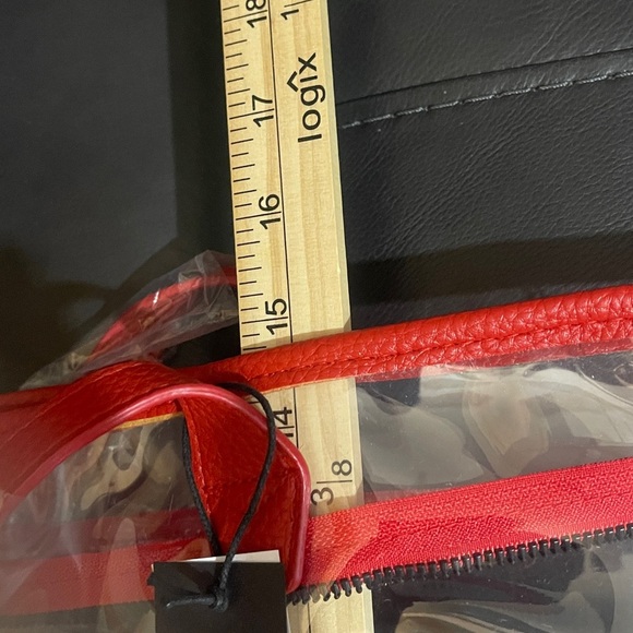 Ed Hardy Transparent Tote with Tiger and Red Accents Large - Picture 9 of 9